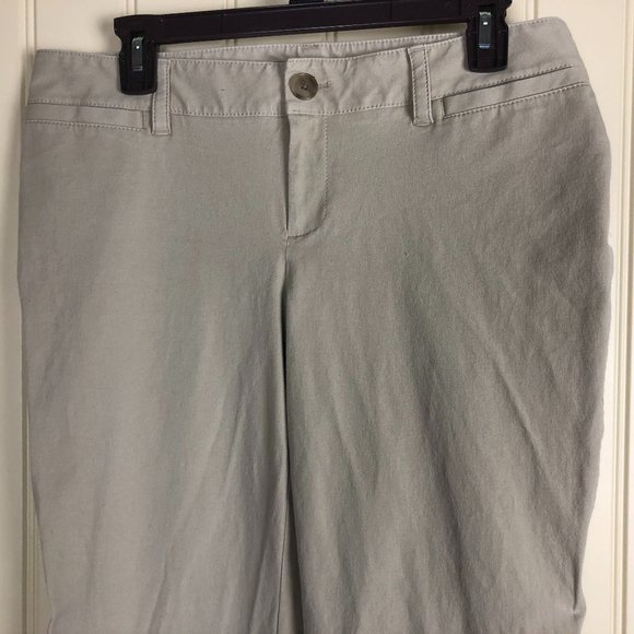 Eddie Bauer Mercer Fit Khaki Pants Size 10 Tan, Flat Front, Straight Leg - Picture 1 of 7